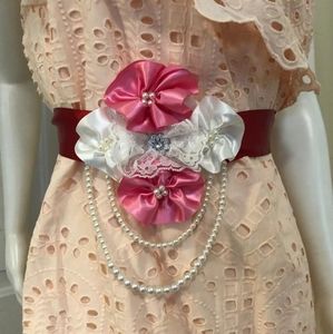Pregnant Maternity Sash Belt Baby Showers Sash Flower Girl Sash Photography Prop